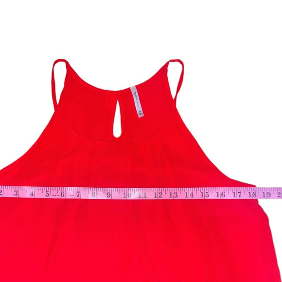 Size M | DNA Couture | Red Pleated Blouse/Top - Picture 13 of 16